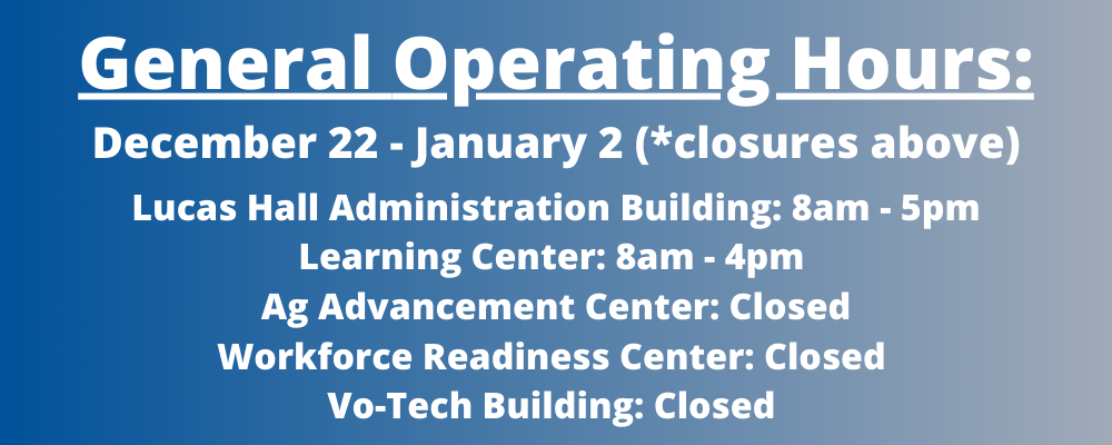 Graphic of hours posted 