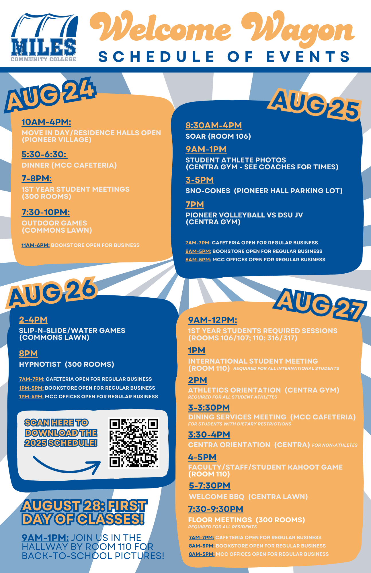Image of Welcome Wagon Schedule